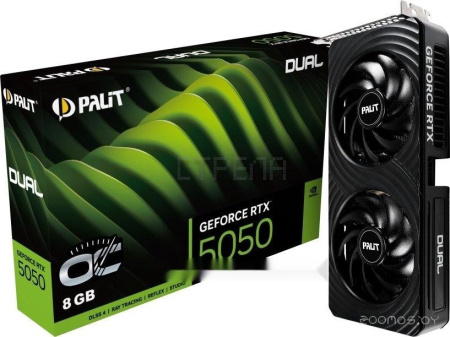 Видеокарта PALIT GeForce RTX 5050 Dual OC NE65050S19P1-GB2070D