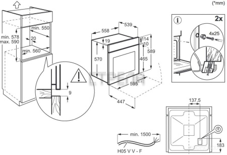 Духовой шкаф Electrolux EOD5C70BZ