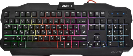 Клавиатура + мышь с ковриком + наушники Defender Target MKP-350