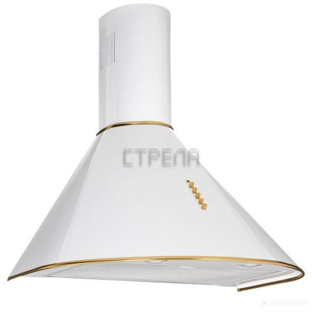 Вытяжка AKPO Dandys 60 wk-4 белый/золото