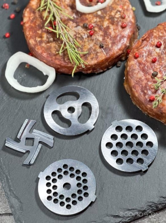 Мясорубка электрическая Holt HT-MG-007 (серебристый)