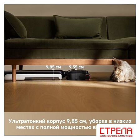 Вертикальный моющий пылесос Dreame G12 Pro Wet and Dry Vacuum HHR32A (евровилка, черный)