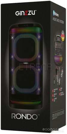 Патибокс (колонка для вечеринок) Ginzzu Rondo GM-115
