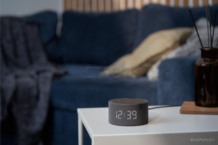 Умная колонка Яндекс Станция Мини 2 с часами (синий сапфир)