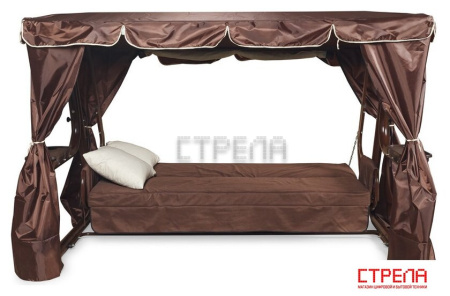 Садовые качели LetoLux Нирвана Premium 76 (шоколад)