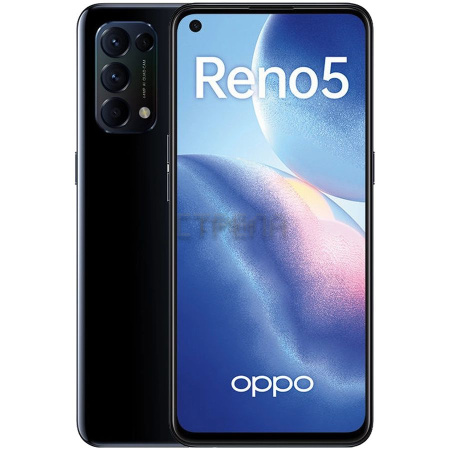 OPPO Reno5 4G 128Gb Black  Grade B Used, 2BRENO54G-128BK, 2B00005408