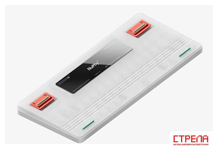 Клавиатура NuPhy Air75 V2 Ionic White (NuPhy Low Profile Wisteria)
