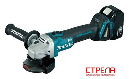 Угловая шлифмашина Makita DGA504RF (с 1-м АКБ, кейс)