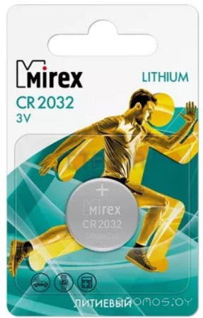 Батарейка Mirex CR2025 литиевая блистер 1 шт 23702-CR2025-E1