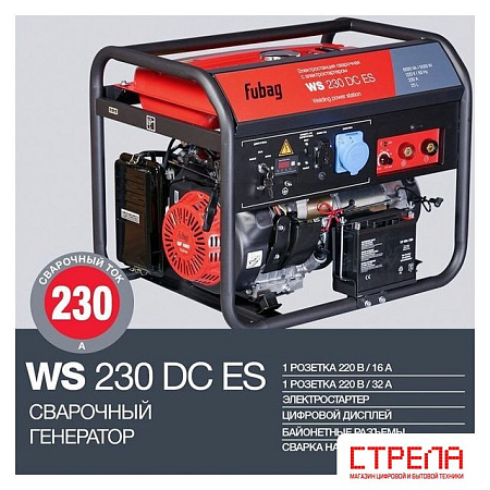 Бензиновый генератор Fubag WS 230 DC ES 646247