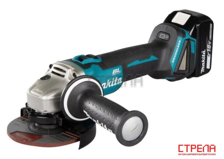 Угловая шлифмашина Makita DGA504RT (с 1-им АКБ, кейс)
