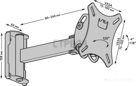 Кронштейн Патрон АК-104