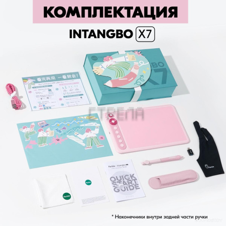 Графический планшет Parblo Intangbo X7 (черный)