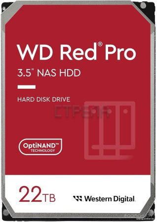 Жесткий диск Western Digital Red Pro 22TB WD221KFGX