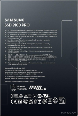 SSD Samsung 9100 Pro 4TB MZ-VAP4T0BW