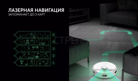 Робот-пылесос Polaris PVCR 6001 Wi-Fi IQ Home