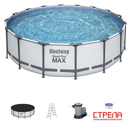 Каркасный бассейн Bestway Steel Pro Max 5612Z (488x122)