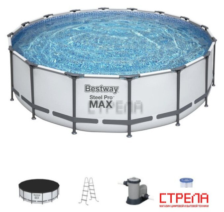 Каркасный бассейн Bestway Steel Pro Max 5612Z (488x122)
