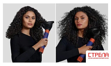 Фен-стайлер Dyson Airwrap Complete Long HS08 i.d. Diffuser (евровилка, яшмовая слива)
