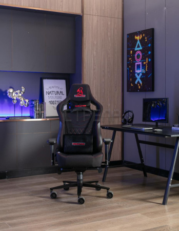 Кресло Evolution Nomad (черный/красный)