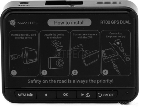 Автомобильный видеорегистратор Navitel R700 GPS DUAL