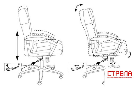 Офисное кресло Бюрократ T-9908AXSN-AB
