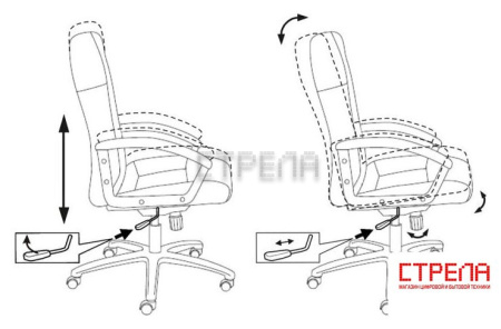 Офисное кресло Бюрократ T-9908AXSN-AB
