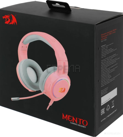 Наушники Redragon Mento (розовый)