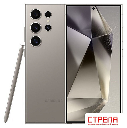 Телефон Samsung Galaxy S24 Ultra SM-S928B 256GB (титановый серый)