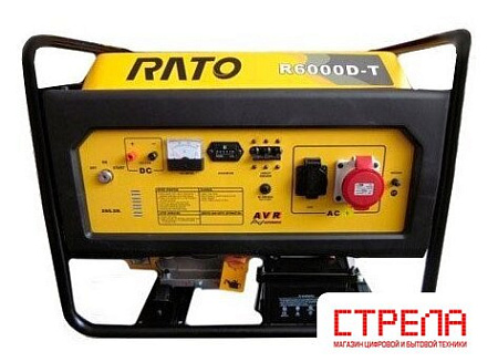 Бензиновый генератор Rato R6000D-T