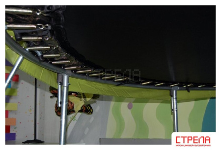 Батут Atlas Sport 312 см - 10ft Master (с лестницей, зеленый)