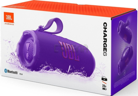 Беспроводная колонка JBL Charge 6 (фиолетовый)