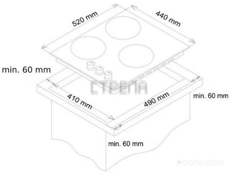 Варочная панель Simfer H45V30B400