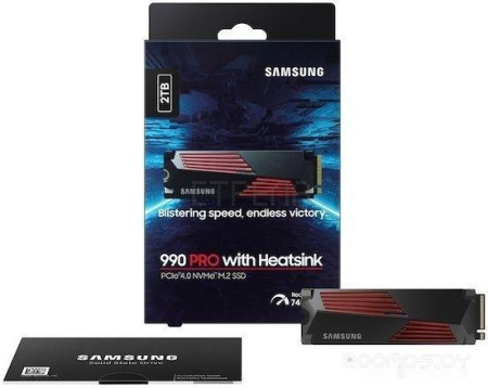 SSD Samsung 990 Pro с радиатором 2TB MZ-V9P2T0CW