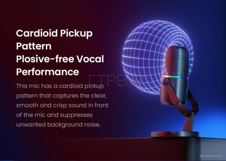 Проводной микрофон Haylou GX1