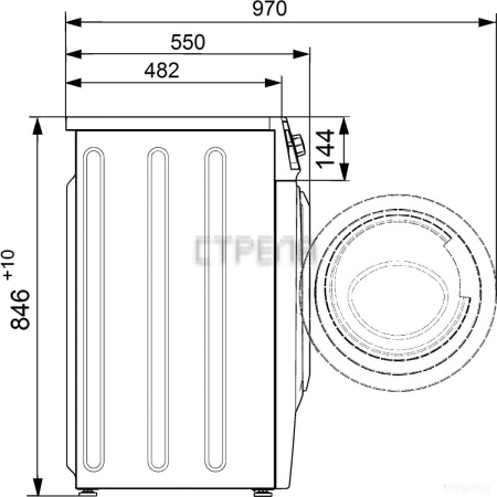 Стиральная машина Атлант СМА 70С105-00