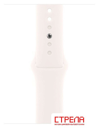 Умные часы Apple Watch Series 11 42 мм (алюминиевый корпус, розовое золото/легкие румяна, спортивный силиконовый ремешок S/M)