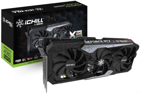Видеокарта Inno3D GEFORCE RTX 4080 SUPER ICHILL X3 C408S3-166XX-187049H