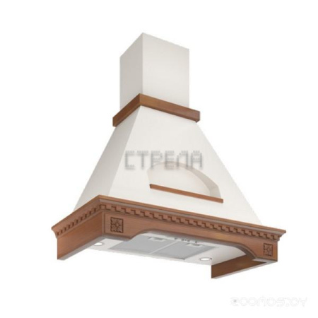 Вытяжка Elikor Бельведер Флореале 60П-650-П3Д бежевый/бук орех (942441)