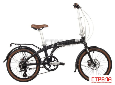 Велосипед Novatrack Town alloy 8 D 2024 (черный)