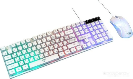 Клавиатура + мышь Nakatomi KMG-2305U (белый)