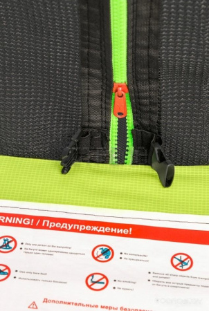 Батут Alpin Inside 3.12 м с защитной сеткой и лестницей