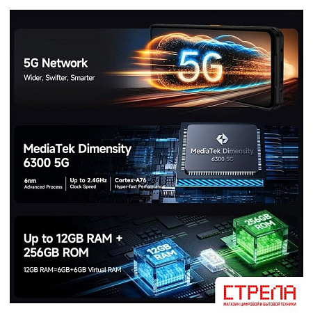 Телефон Ulefone Armor 25T Pro 8GB/256GB (черный)
