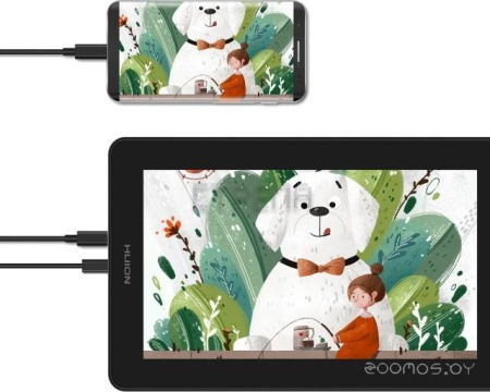 Графический монитор Huion Kamvas 12 (черный)