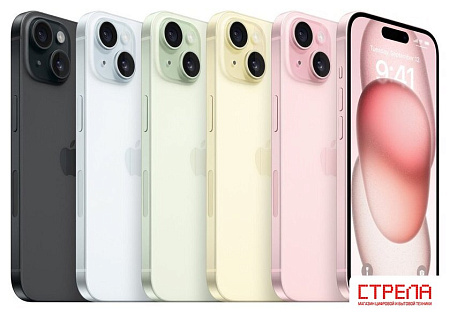 Телефон Apple iPhone 15 512GB (голубой)
