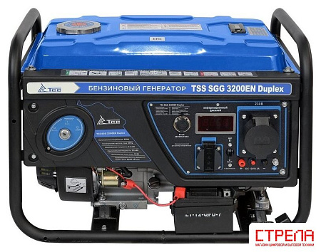 Бензиновый генератор ТСС SGG 3200EN Duplex