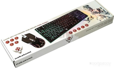Клавиатура + мышь Nakatomi KMG-2305U (белый)