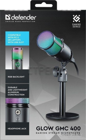 Проводной микрофон Defender Glow GMC 400