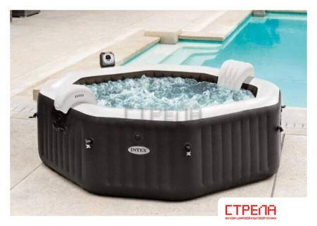 Надувной бассейн Intex Jet & Bubble Deluxe 28458 (201x71) с джакузи
