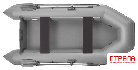 Моторная лодка Roger Boat Standart 2800 (с привалом, серый)